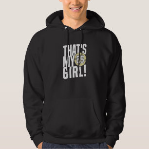 Nummer 25, das ist meine Girl 25 Softball-Mama Hoodie