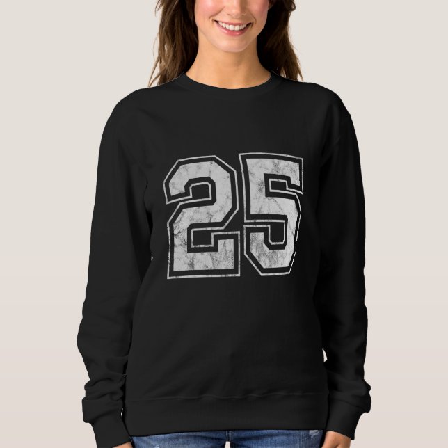 Nummer 25 sweatshirt (Vorderseite)