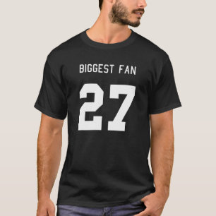 Nummer 27 Größter Fansport Spirit Wear Football S T-Shirt