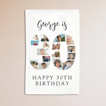 Nummer 30 Foto Co|lage 30. Geburtstagsfeier