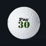 Nummer 30 par Golfplatz für 30. Geburtstag Golfer Golfball<br><div class="desc">Number30 par Golfplatz für 30. Geburtstagsgolfball</div>