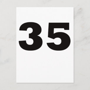 Nummer 35! postkarte