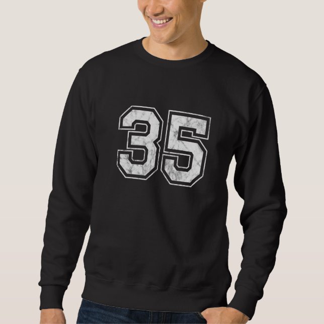 Nummer 35 sweatshirt (Vorderseite)