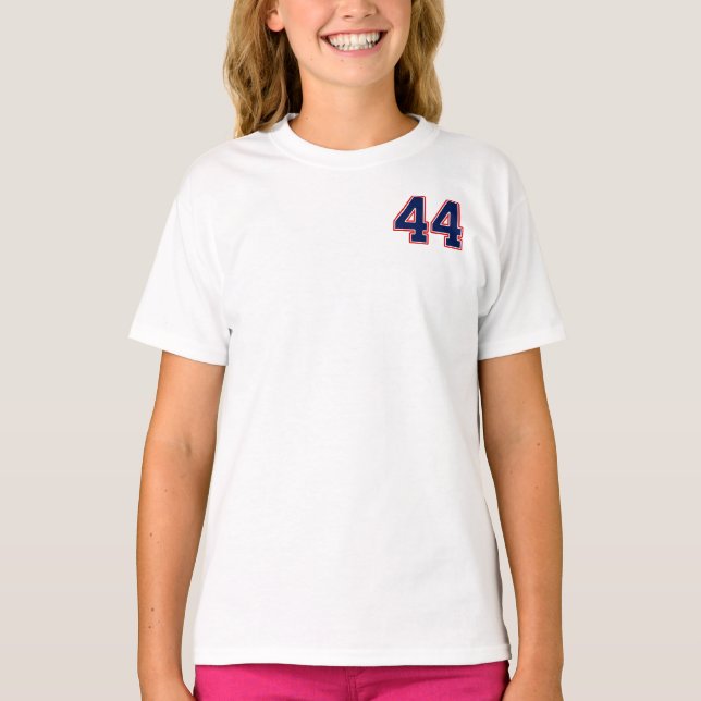 Nummer 44 44 Sports Jersey T - Shirt (Vorderseite)