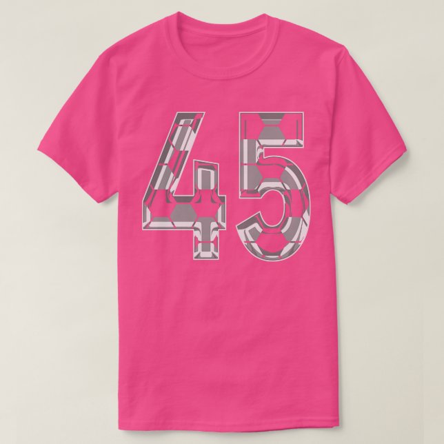 Nummer 45 Jersey 45 Mama Player Fan T-Shirt (Design vorne)