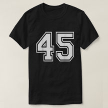 Nummer 45 Varsity Sports Team Jersey 45. Geburtsta