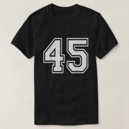 Nummer 45 Varsity Sports Team Jersey 45. Geburtsta T-Shirt