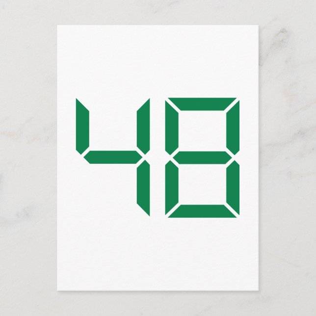Nummer - 48 postkarte (Vorderseite)