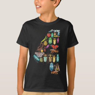Nummer 4 Bugs Insekten Beeltles 4 Jährige Kind Kin T-Shirt