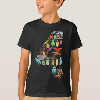 Nummer 4 Bugs Insekten Beeltles 4 Jährige Kind Kin T-Shirt