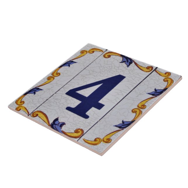 Nummer 4 fliese (Seite)