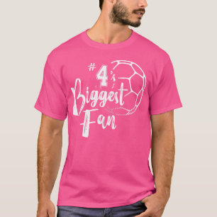 Nummer 4: Größter Fan Soccer Player Mama Vater Fam T-Shirt