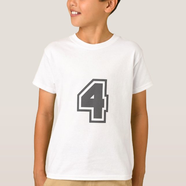Nummer 4 T-Shirt (Vorderseite)