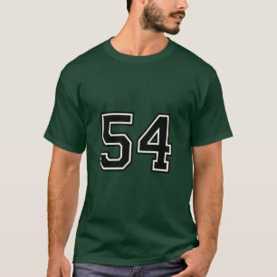 Nummer 54 Uni-Sporttrikot 54. Geburtstag T-Shirt