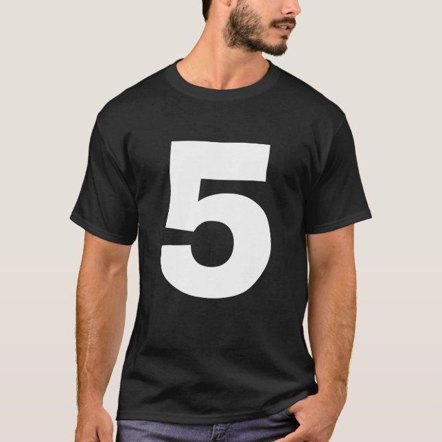 Nummer 5. Fünf T-Shirt (Vorderseite)