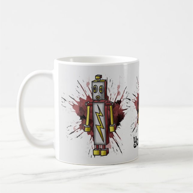 Nummer 5 Robot-Tasse Kaffeetasse (Links)