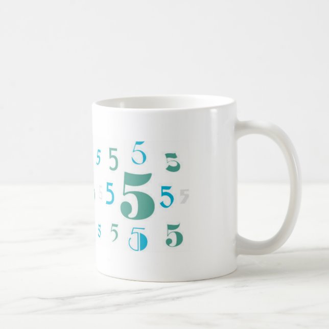 Nummer 5 Tasse (Rechts)