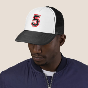 Nummer "5" truckerkappe