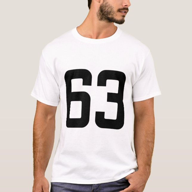 NUMMER 63 T-Shirt (Vorderseite)