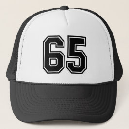 Nummer 65 Trucker Hat Truckerkappe