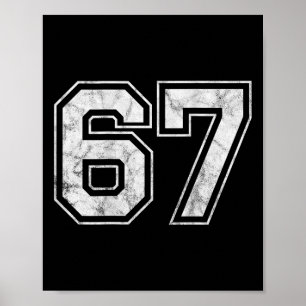 Nummer 67 auf dem Ck Poster