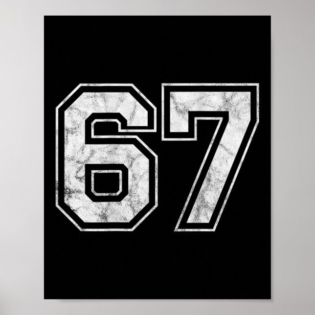 Nummer 67 auf dem Ck  Poster (Vorne)