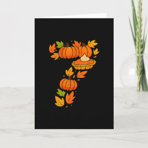 Nummer 67 Kostüm Six Seven 6 7 Meme Thanksgiving  Karte