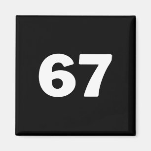 Nummer 67  magnet