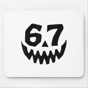 Nummer 67 Matching Sechs Sieben 6 7 Meme 6 7 Hallo Mousepad