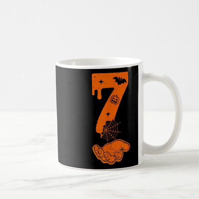 Nummer 67 Matching Six Seven 6 7 Meme 6 7 Hallowee Kaffeetasse (Rechts)