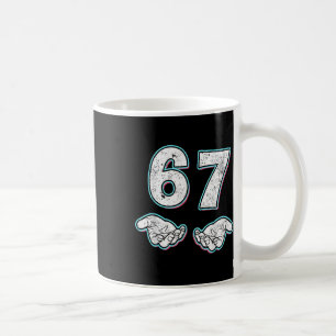 Nummer 67 Matching Six Seven 6 7 Meme 6-7 Hallowee Kaffeetasse