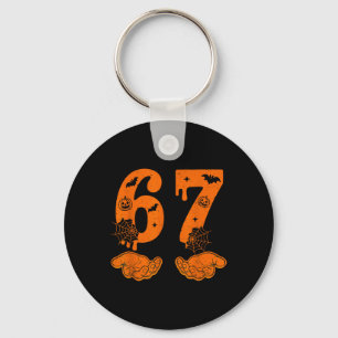 Nummer 67 Matching Six Seven 6 7 Meme 6 7 Hallowee Schlüsselanhänger
