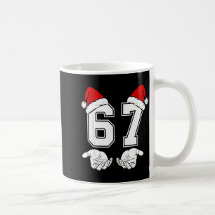 Nummer 67 Matching Six Seven 6 7 Meme 6 7 Weihnach Kaffeetasse
