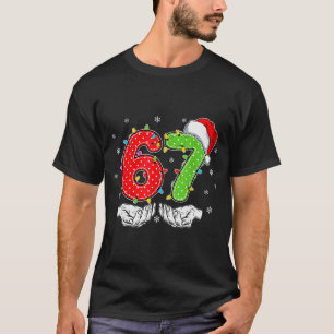 Nummer 67 Matching Six Seven 6 7 Meme 6-7 Weihnach T-Shirt