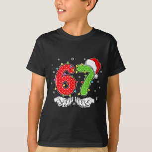 Nummer 67 Matching Six Seven 6 7 Meme 6-7 Weihnach T-Shirt