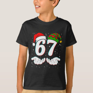 Nummer 67 Matching Six Seven 6 7 Meme 6-7 Weihnach T-Shirt