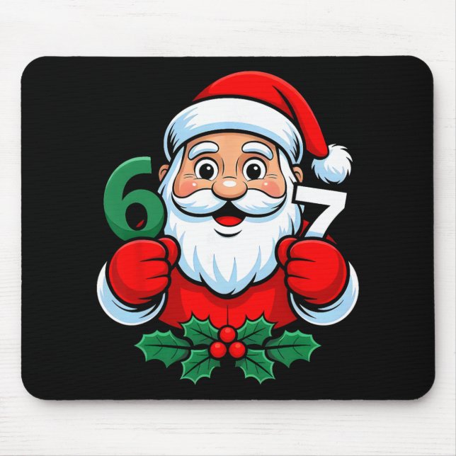 Nummer 67 Meme Sechs Sieben Für Männer Frauen Kind Mousepad (Vorne)