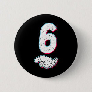 Nummer 67 passend Six Seven 6 7 Meme 6 7 Halloween Button