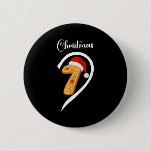 Nummer 67 passend Weihnachten 6 7 Sechs Sieben 6 7 Button