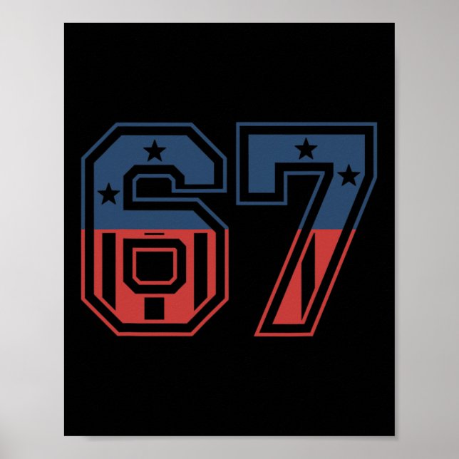 Nummer 67 USA  Poster (Vorne)
