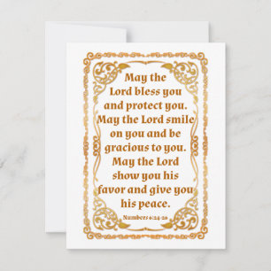 Nummer 6:24-26 Karte