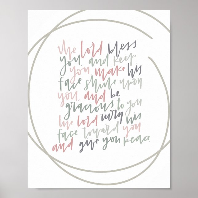 Nummer 6:24 - Der Herr segne Sie - Poster (Vorne)