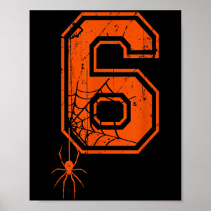 Nummer 6 67 Meme Halloween Sder Kostüm passende G Poster