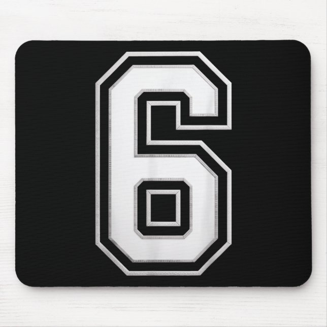 Nummer 6 67 Meme Matching  Mousepad (Vorne)