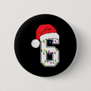 Nummer 6 67 Meme Santa Weihnachten Matching-Gruppe Button