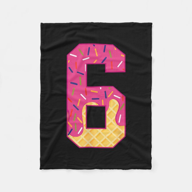 Nummer 6 Eiscreme-Tropf 67 Meme-Paar Halloween C Fleecedecke (Vorderseite)