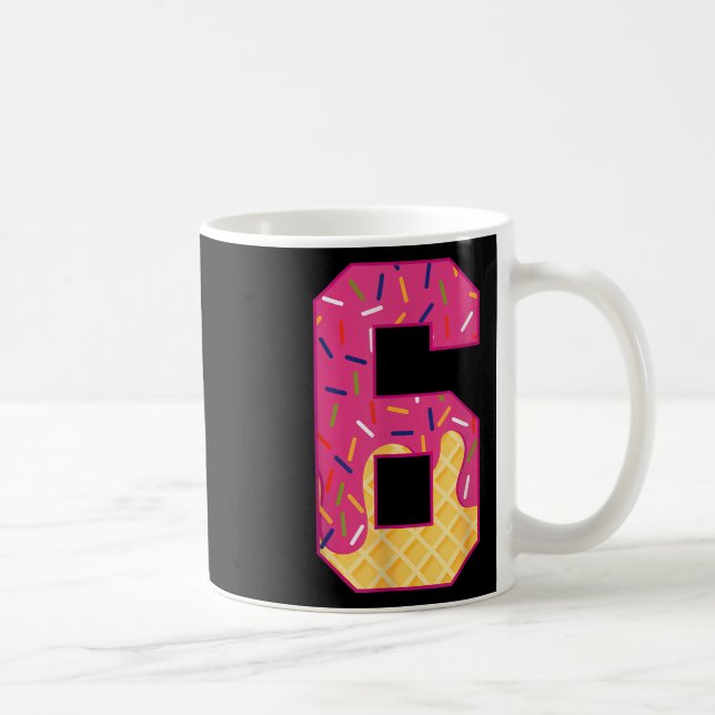 Nummer 6 Eiscreme tropft 67 Meme Paar Halloween C Kaffeetasse (Rechts)