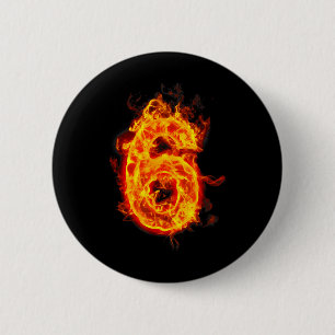 Nummer 6 Fire Ice Nummer Sechs Sieben Meme 67 Alph Button