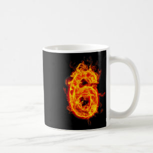 Nummer 6 Fire Ice Nummer Sechs Sieben Meme 67 Alph Kaffeetasse