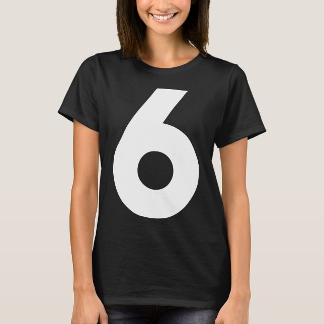 Nummer 6 Front  T-Shirt (Vorderseite)